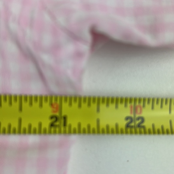 J Crew Factory slim fit pink &white gingham button down shirt - Picture 5 of 7